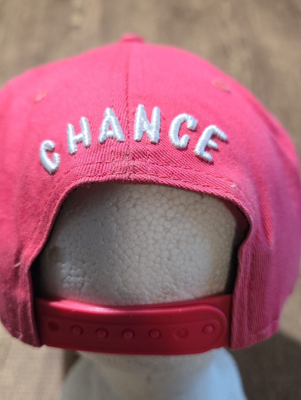 Chance The Rapper 3 New Era Cap Snapback Hat Pink 100% Authentic - Picture 3 of 5